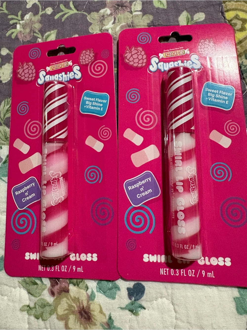 Squishies Raspberry n' Cream Swirl Lip Gloss - Pink